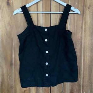 Everlane picnic linen top